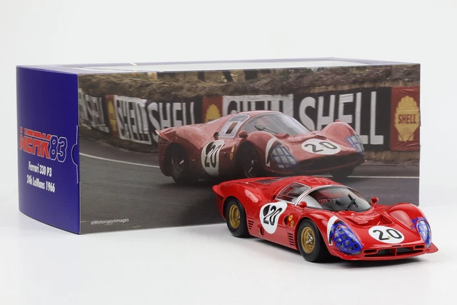 Modèle Réduit Ferrari 330 P3 Le Mans 1966 - 1/18 WERK 83 (neuf)