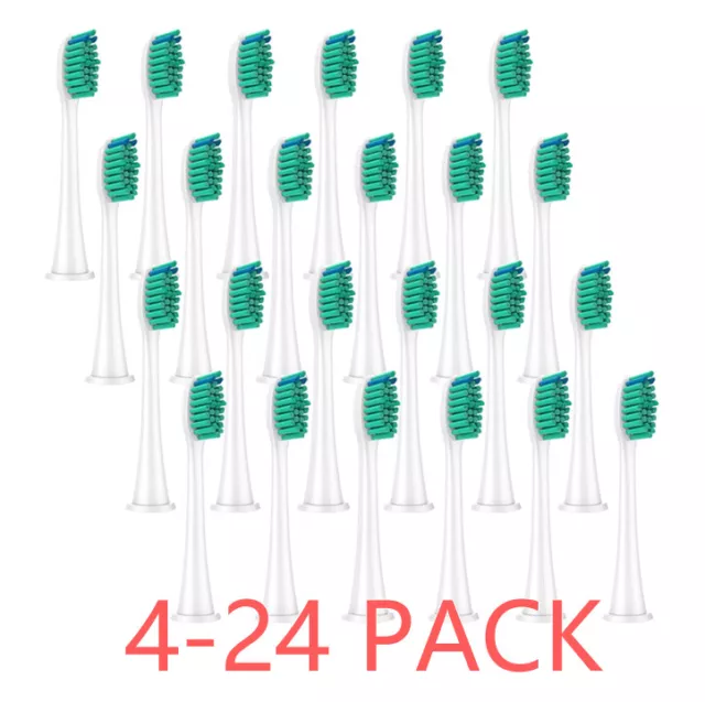 4-24Electric Toothbrush Heads Compatible With Philips Sonicare Replacement Brush 3