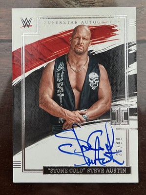 パニーニWWEストーンコールド直書きサインカード