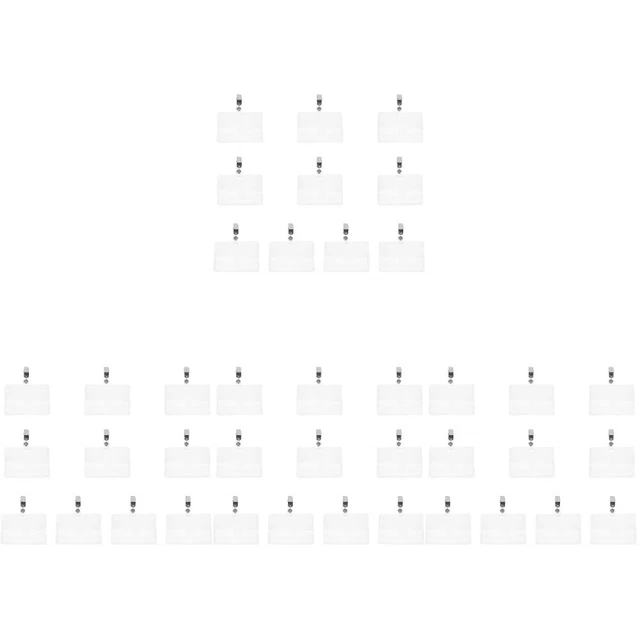 50 Pezzi Supporti di Carta da Gioco in Plastica Trasparente, Porta Carte da Gioco in Acrilico, Titolari di Carte da Gioco, Stand per Marcatori di Gioco da Tavolo Favore del Partito
