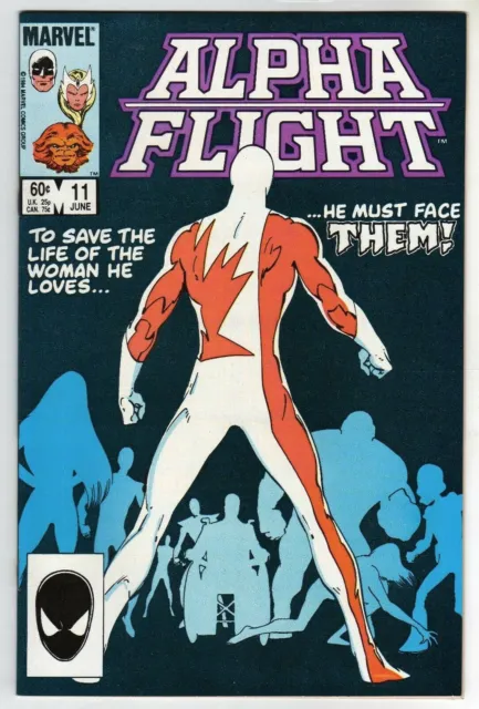 ALPHA FLIGHT 11 Near Mint NM M 9.6 9.8 NONCIRCULATED CASES STOCK IMAGE