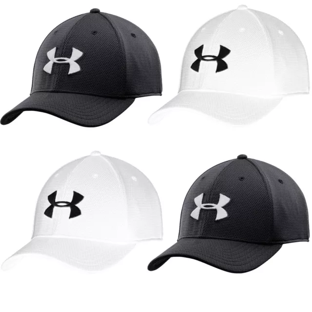 Under Armour Mens Baseball Cap HeatGear UA BLITZING 3.0 Stretch Fit Golf Caps