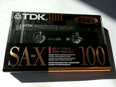  Type II haute position TDK Sa 100 Super avilyn Cassette audio  
