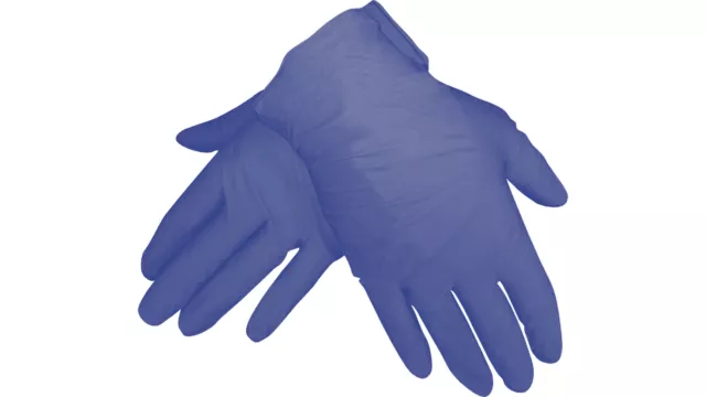 MP Latexhandschuhe blau L 50 Stück-Packung