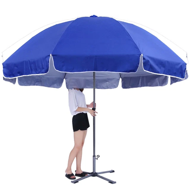 MaxxGarden Pied Parasol Fer - Support Réglable Pliable 4 Pieds - 88x88x36cm - Jardin, Camping, Terrasse