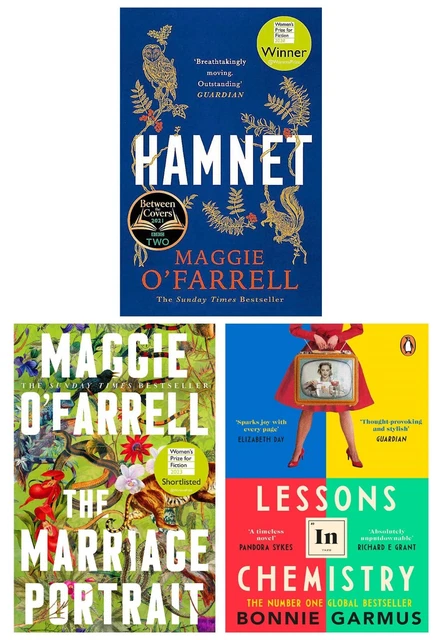 Maggie O'Farrell & Bonnie Garmus 3 Books Collection Set - Fiction - Paperback