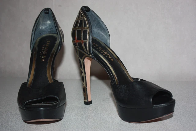 Sandales Compensées LA SCARPA - Cuir Marron Foncé, Talon Haut, Taille 39 - TBE Occasion