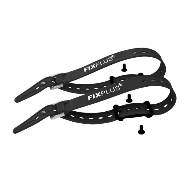 Fixplus Ensemble Fixation pour Vélo 2 Sangles De 66 CM + Supports - 2,3 X