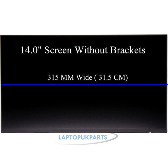 Kompatibel Dell WCDHX 0WCDHX 14" LED LCD Laptop Bildschirm IPS FHD schmales Display 3