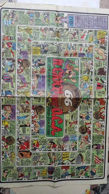 il gioco dell'oca vintage calcio 1966  jacovitti