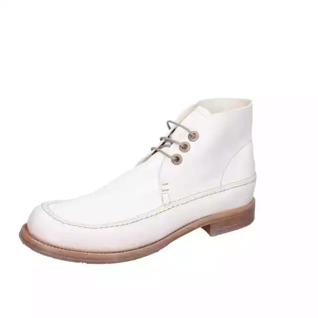CHAUSSURES FEMME MOMA 37 Ue Bottines Blanc Cuir EZ868 37 EUR 151