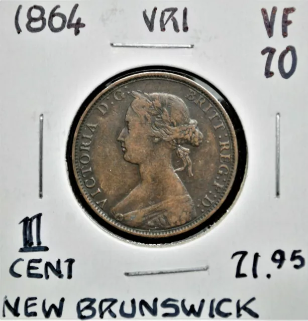 1864 New Brunswick One Cent