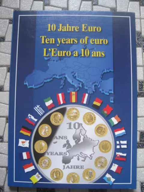 10 Jahre Euro Münzen Sammlung Komplett