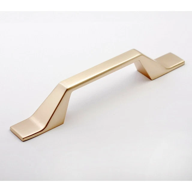 Champagne Gold Brushed Modern Style Kitchen Cabinet Pull Dresser Drawer Decor 5"