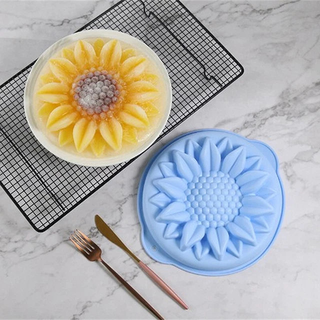 1 pz vassoio da forno in silicone girasole cucina cibo stampo per torta fai da te ToP2 Le