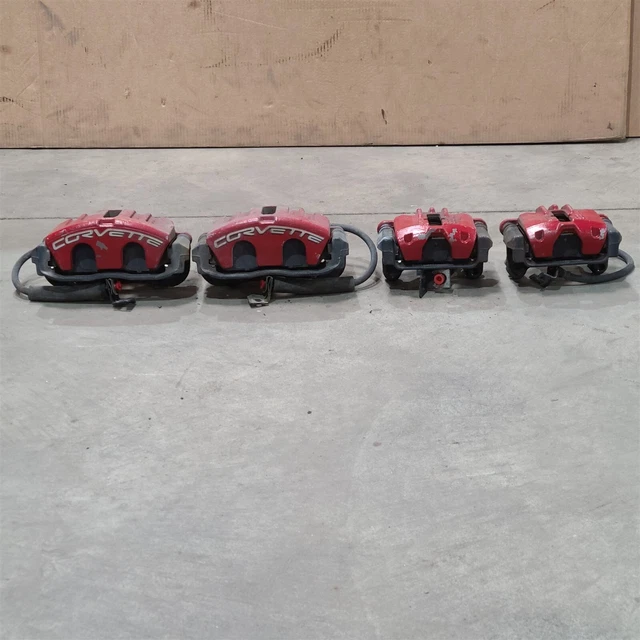 05-13 Corvette C6 PBR Brake Calipers Front & Rear Set Base Model AA7022