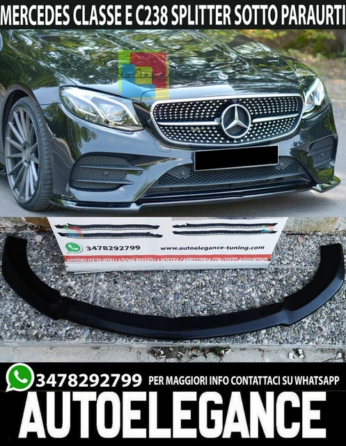 Splitter Avant AMG Noir Pour Mercedes GLC SUV Coupé 2015-2018 - ABS Brillant
