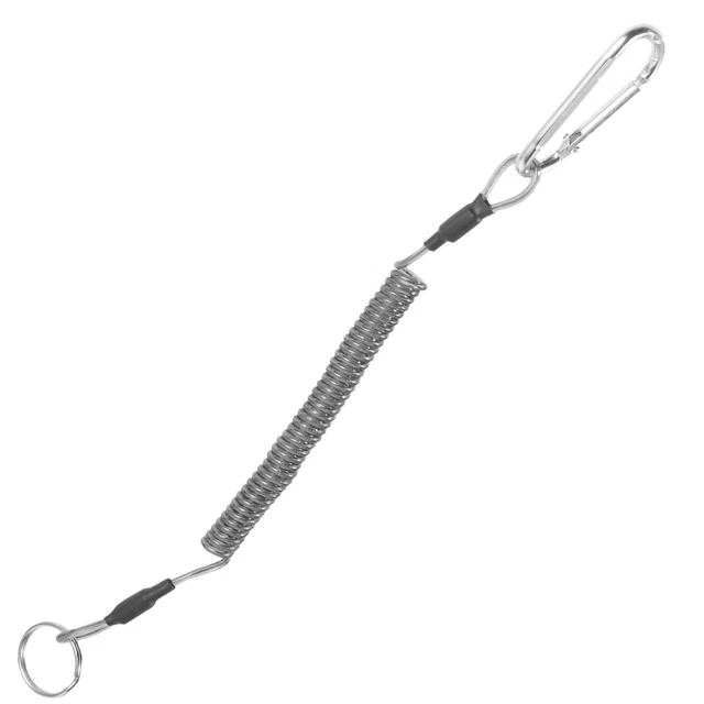 Cordini Di Sicurezza A Spirale Elevatech - 3 Pezzi Retrattili Per Pesca, Kayak E Attività Outdoor - Foto 6