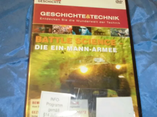 DVD : BATTLE  SCIENCE , EIN - MANN - ARMEE , Bewaffnung Infanterie etc. 50 Min.