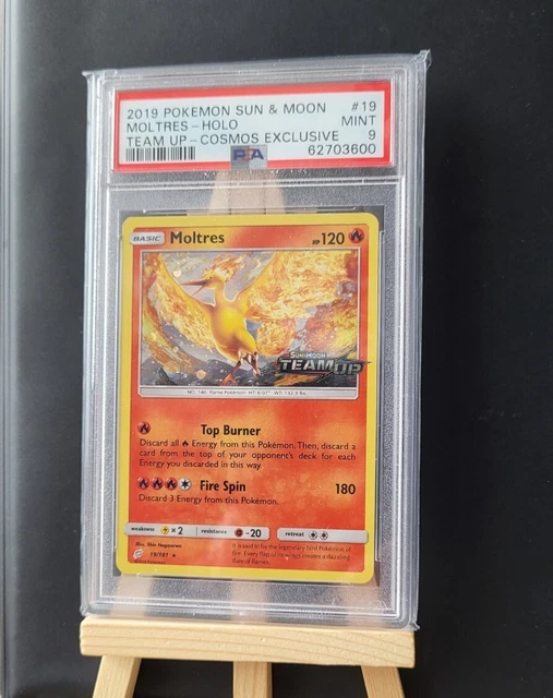 Moltres 19/181 Prerelease Pokemon Card Psa 9