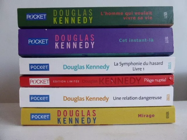 Lot De 6 Livres De Poche De Douglas Kennedy