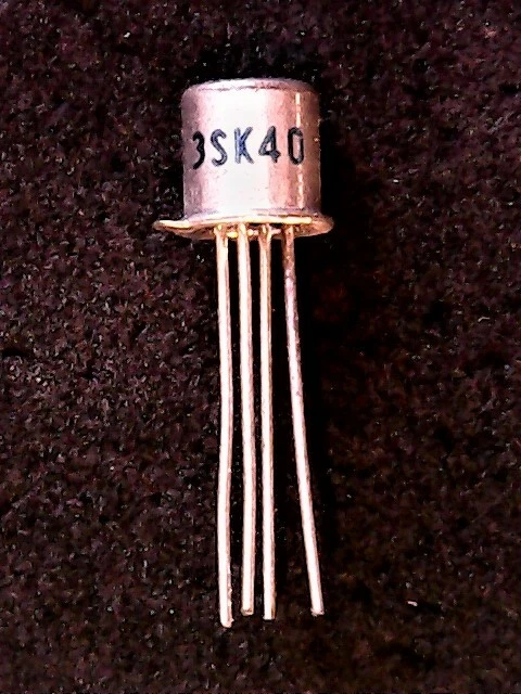 Lot De 4 Transistors RCA Dual Gate MOSFET 3N204 Authentiques - Neuf Pour Applications Radiofréquence