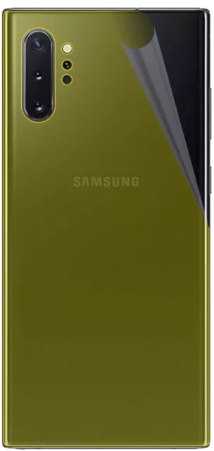 2x Schutzfolie für Samsung Galaxy Note 10 PLUS 10+ Rückseite inkl. Rundung 3D 3