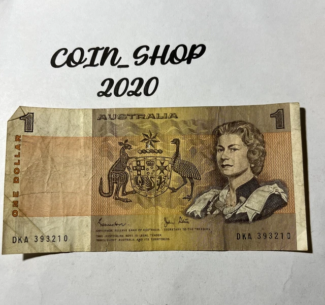 Banknote Australia 🇦🇺 $1.00 1982 Johnstone/Stone DHG #51