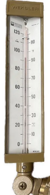 Steam Punk - Weksler  6” Industrial Thermometer (17-128)