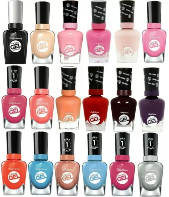 Sally Hansen Nail Polish Miracle Gel Salon Manicure  Color Therapy
