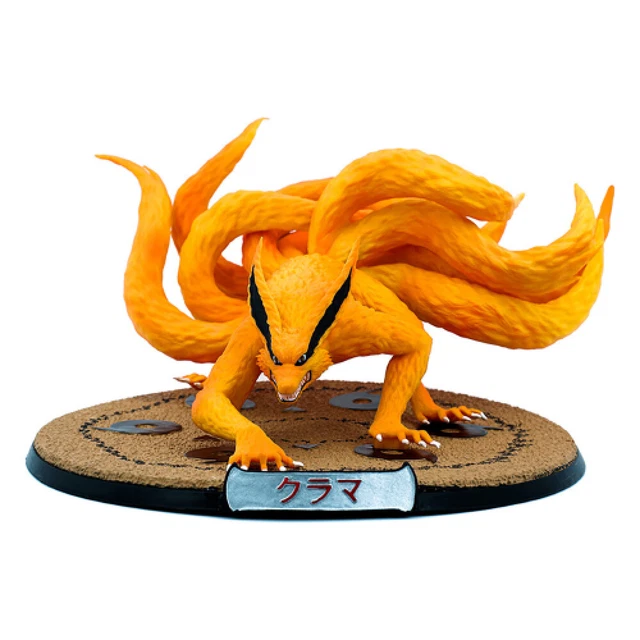 Anime Kurama Kyubi Nine Tailed Fox Figure PVC Statue Model Toy No Box