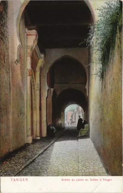 CPA AK MAROC TANGER Entrée du palais du Sultan a TANGER (31676)