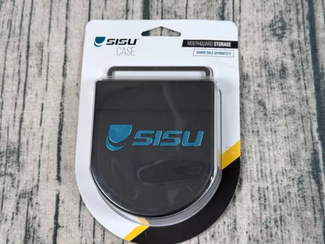 SISU Sports Mouthguard Storage Container Black Case New in Packaging