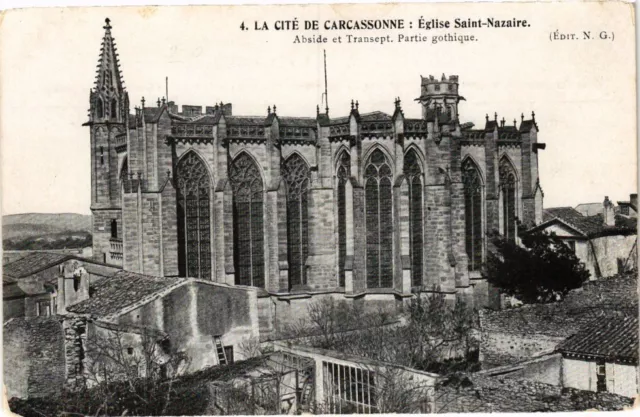 CPA La Cité de CARCASSONNE-Église St-Nazaire (260863)