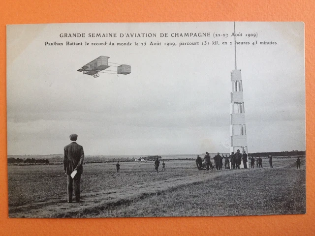 1914: Precursors - AVIATION - GRANDE SEMAINE D'AVIATION DE CHAMPAGNE 22 29 Aout 1909 Aeroplane Latham Ramene Au Hangar Apres Sa Chute 2223330844