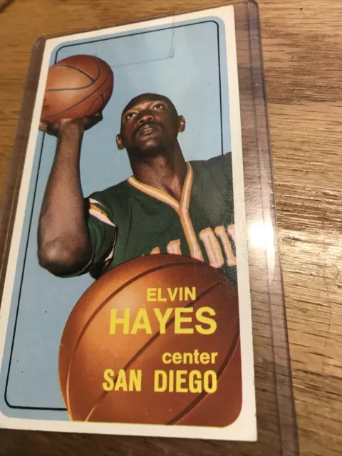 1970-71 TOPPS BASKETBALL Elvin Hayes San Diego Tall Card