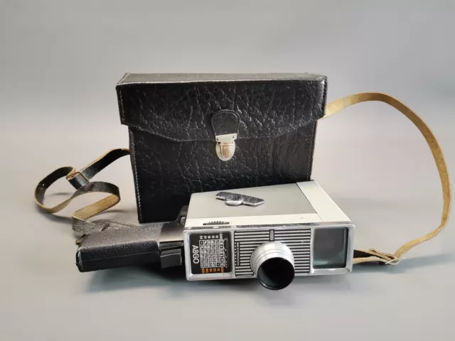 DDR alte Filmkamera A8GO Meopta Mirar 2.8/12.5  Handkamera Retro Tasche