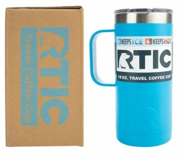 RTIC 16 Oz Stainless Steel Travel Coffee Cup Vacuum Insulated Tumblers/Mugs 3