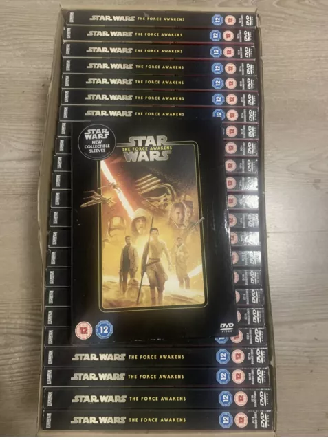 24 × Dvd Wholesale Job Lot - Star Wars- The Force Awakens  - Brand New & Sealed