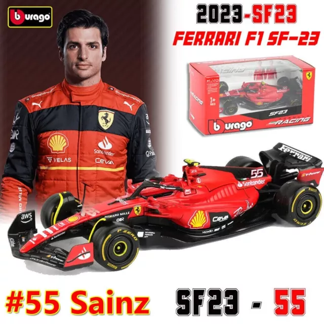 Racing 1:43 scale Burago Team Scuderia Sainz F1-75 Model