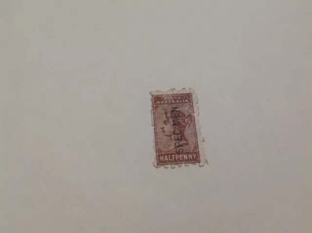 Sth Australia 1/2d brown reprint seven seas 29