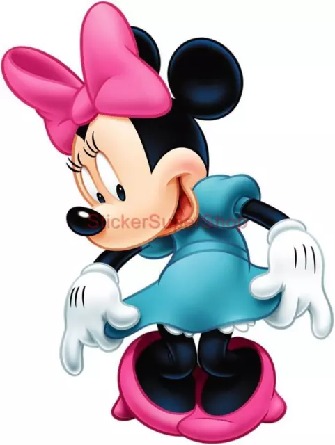 Choose Size - DISNEY MINNIE MOUSE Decal Removable WALL STICKER Home Decor Art