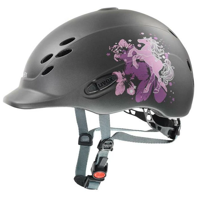 UVEX Kinder-Reithelm Onyxx pony Reithelm Reitkappe Kinderhelm Kopfschutz NEU