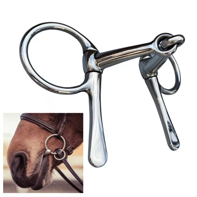 Experience the Difference with Stainless Steel Horse Bit Full Cheek Snaffle Bit