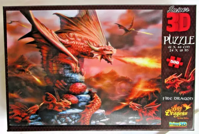 Gringott's Dragon, Harry Potter, 500 Piece *Lenticular 3D Effect