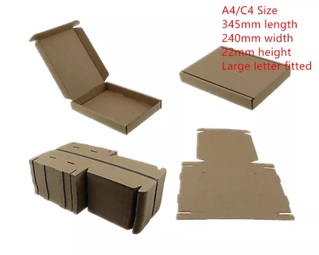 C4 C5 C6 C7 Size Postal Box Royal Mail Large Letter Postal Cardboard Mailing Box 3