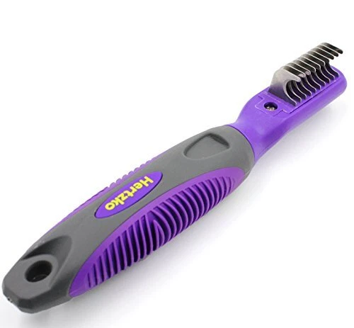 Dog Mat Remover By Hertzko - Dematting Comb, Brush For Dogs, Cats, Small Animals