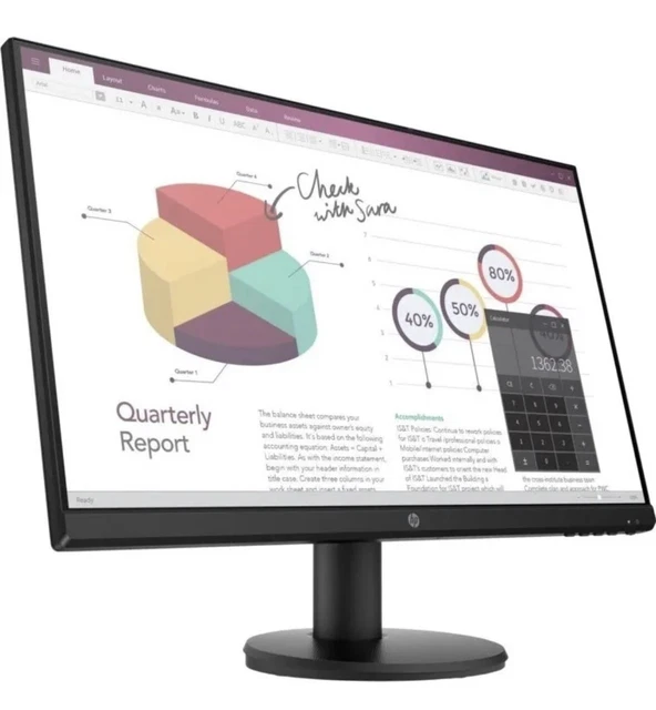 HP P24v G4 60,5 cm (23,8 Zoll) 1920x1080 Pixel Full HD schwarz 3