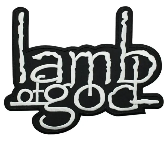 Lamb Of God Iron-on & Sew-on Back Patch | American Groove Thrash Metal Band Logo