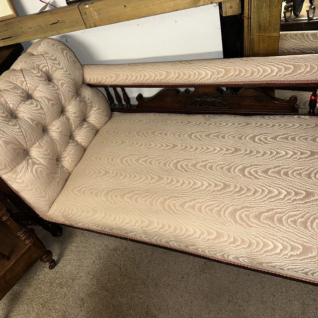 antique victorian chaise longue